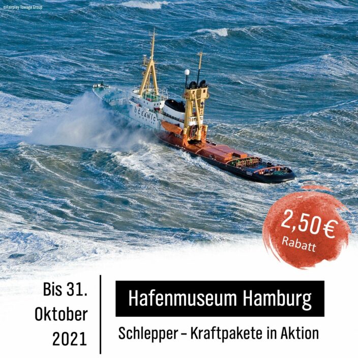 © Hafenmuseum Hamburg Schlepper - Kraftpakete in Aktion, Ausstellung im Hafenmuseum Hamburg